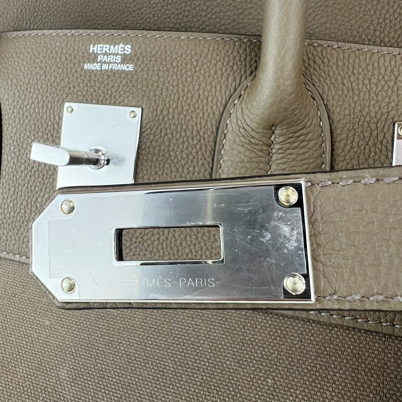 新品未使用 Hermès エルメス Haut a Courroies 40 オータクロア 40 Toundra ツンドラ PHW シルバー金具 Togo/Toile Militaire トゴ/トワルミリタリー ハンドバッグ メンズバッグ