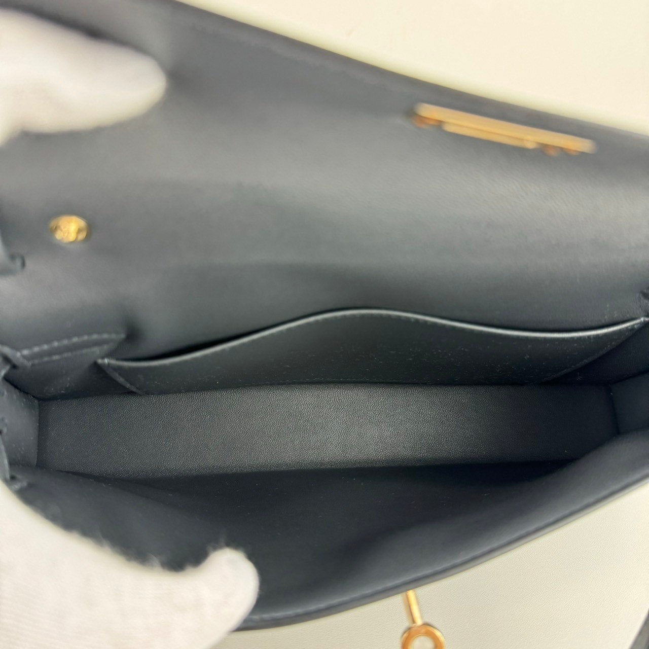 Kelly elan ケリーエラン Gris misty グリミスティ W刻 Madame マダム PMBHW シャンパンゴールド金具