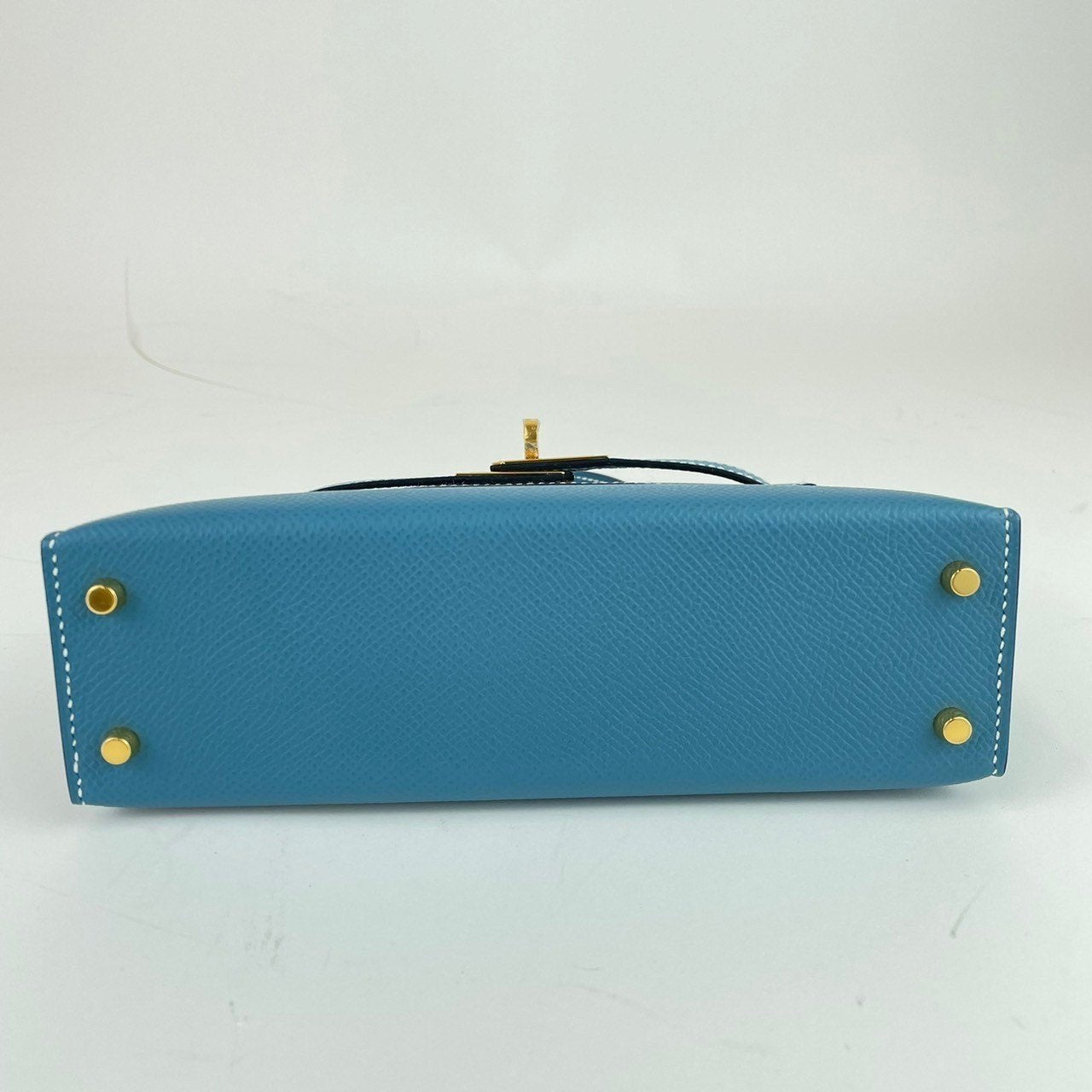 Mini kelly ミニケリー Blue jean ブルージン Epsom エプソン GHW ゴールド金具 B刻