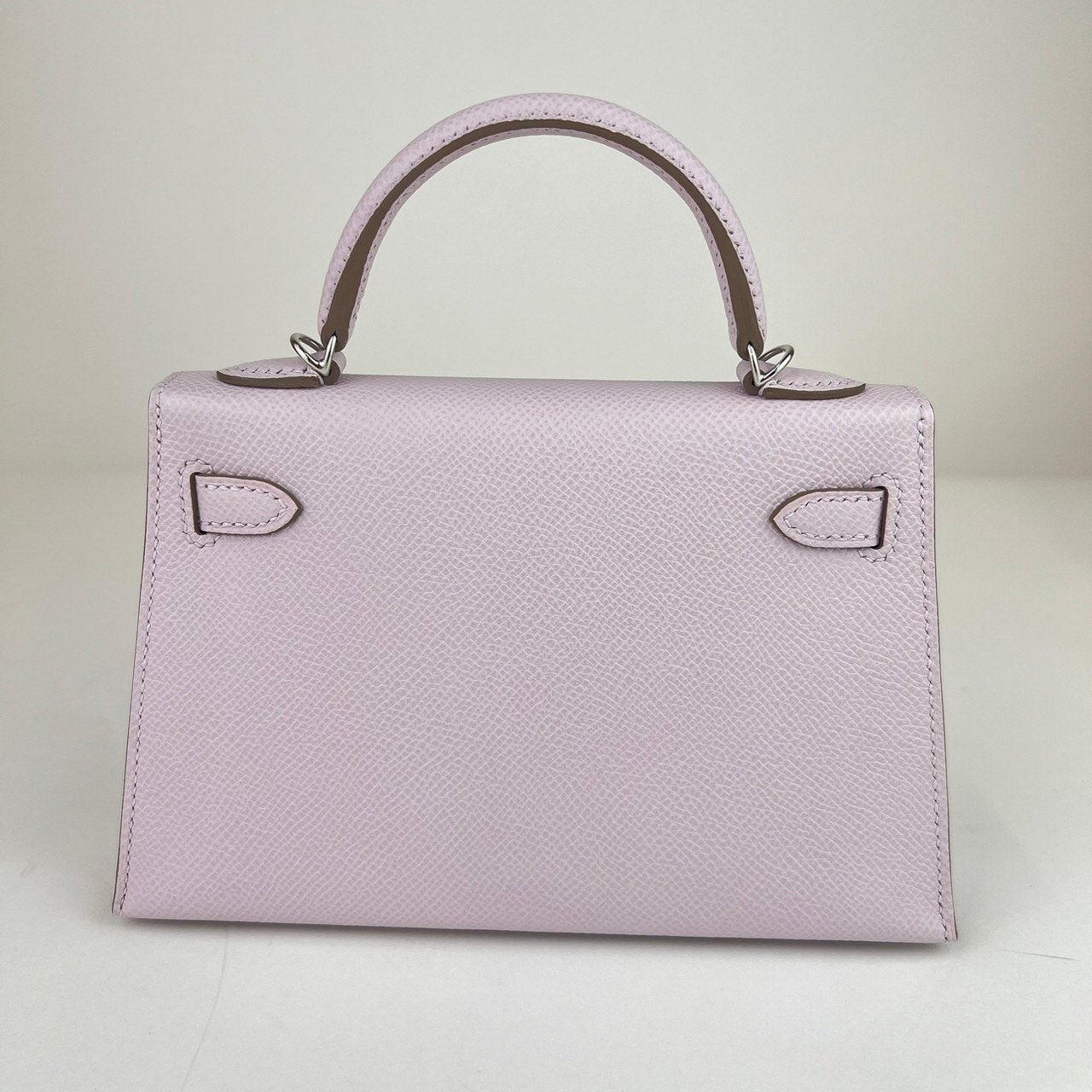 Mini kelly ミニケリー Mauve pale モーヴパール PHW シルバー金具 Epsom エプソン B刻