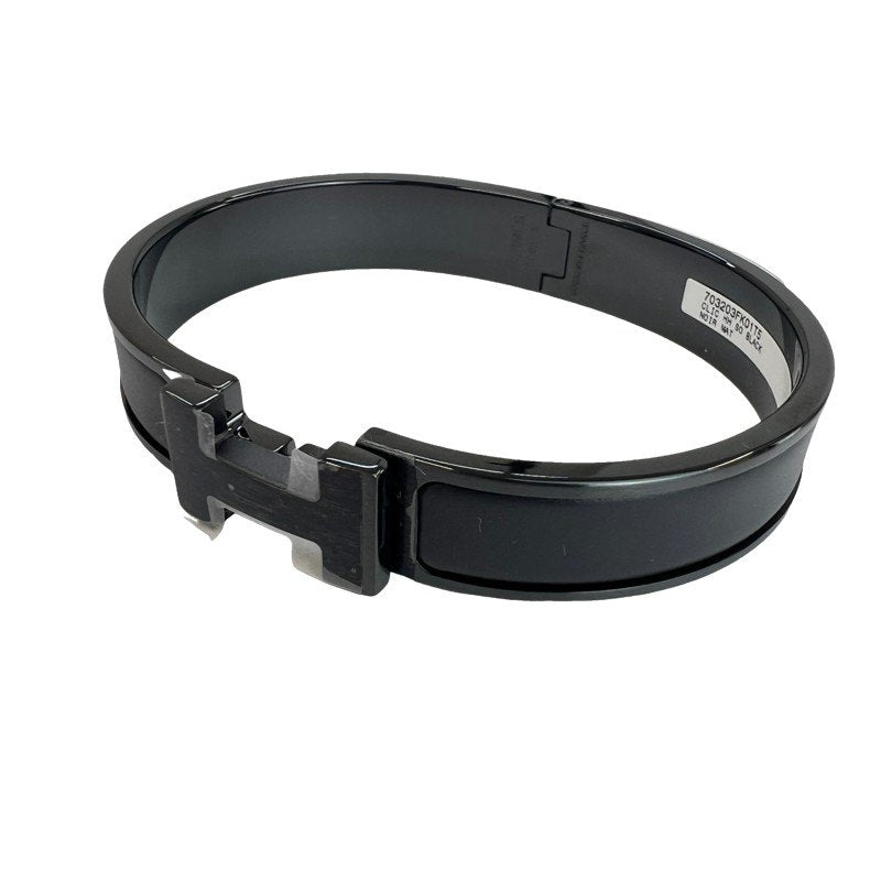 Clic HH so black T5 クリックHHソーブラックブレスレット メタリック仕上げ so black ソーブラック