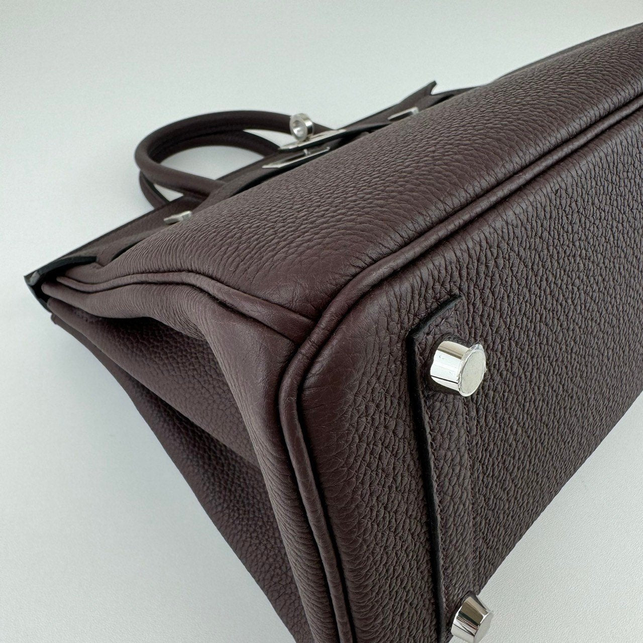 Birkin25 バーキン Rouge sellier ルージュセリエ Togo トゴ PHW シルバー金具 Stamp-W W刻印