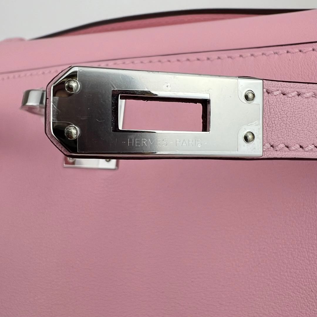 Pochette kelly ポシェットケリー Rose Sakura ローズサクラ PHW シルバー金具 Z刻