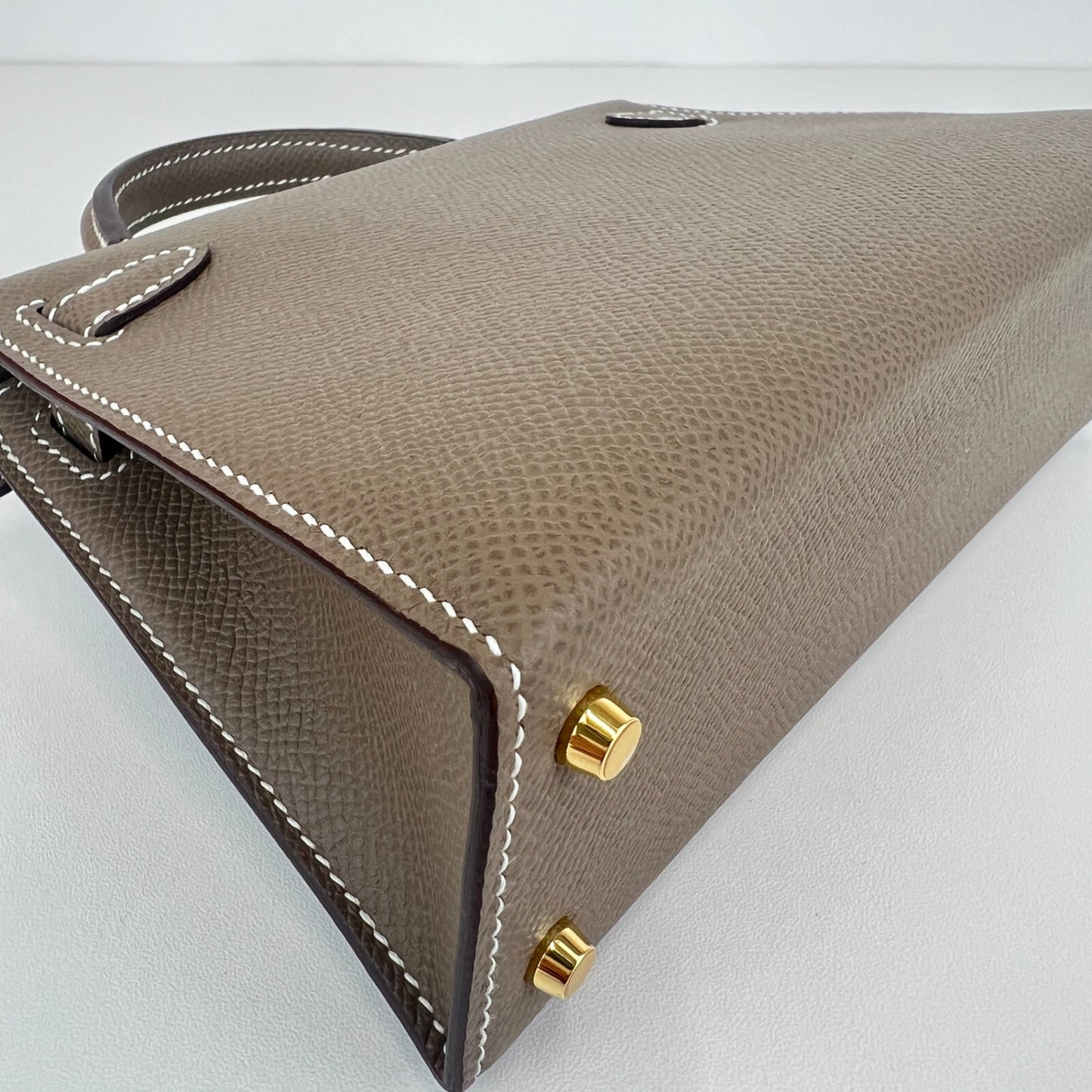 Mini kelly ミニケリー Etoupe エトープ GHW ゴールド金具 Stamp-K K刻印 Epsom エプソン