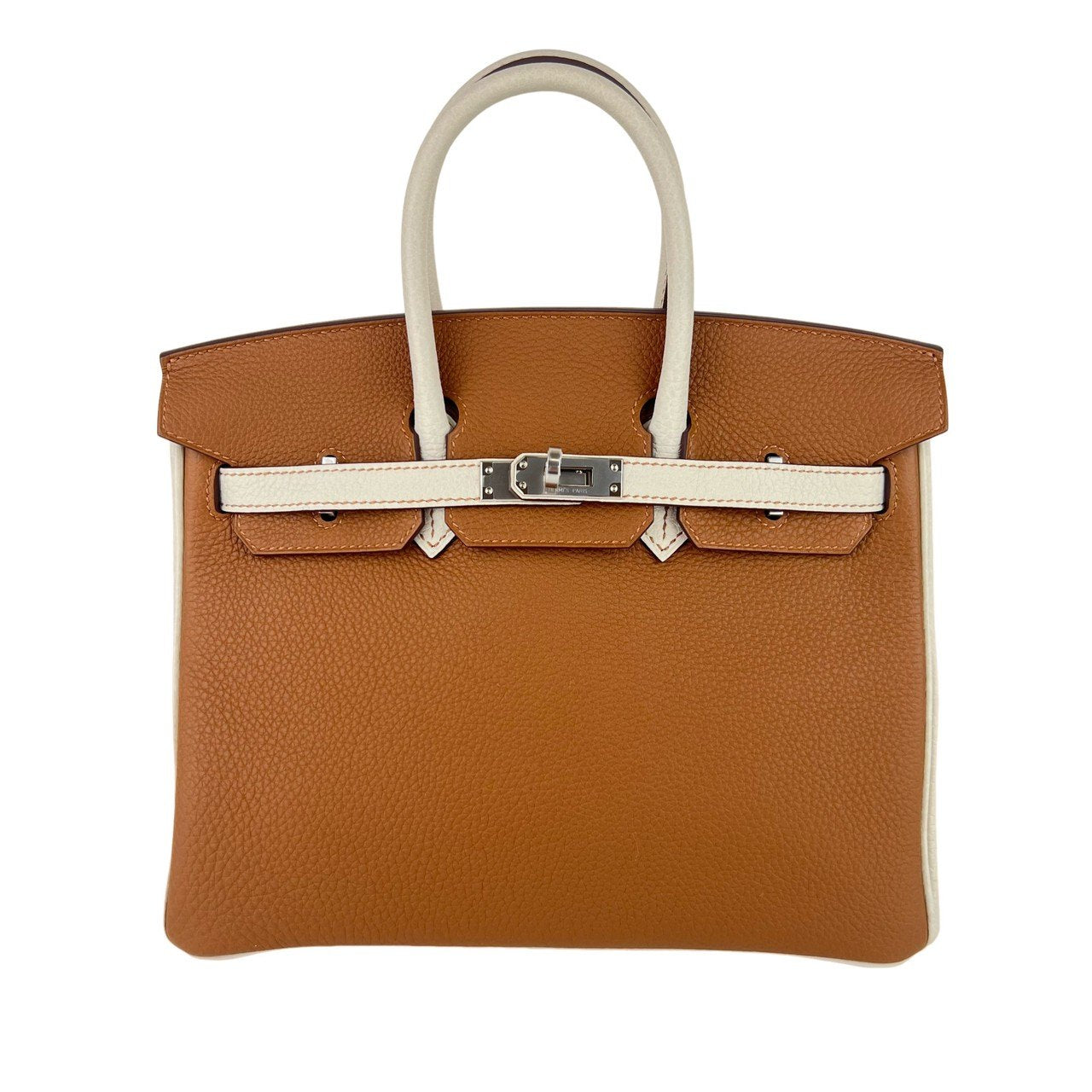 Birkin25 personal order バーキン25パーソナルオーダー Gold/Nata ゴールド/ナタ PHW シルバー金具 Togo トゴ Stamp-B B刻印