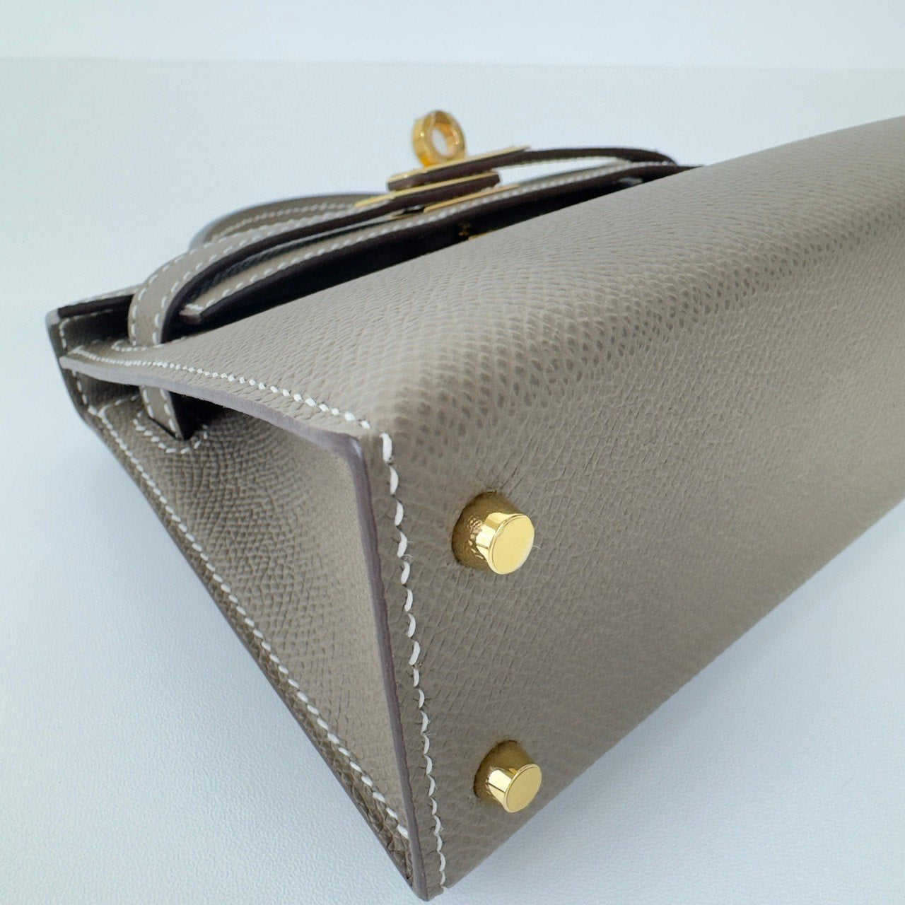 Mini kelly ミニケリー Etoupe エトープ GHW ゴールド金具 Epsom エプソン Stamp-W W刻印