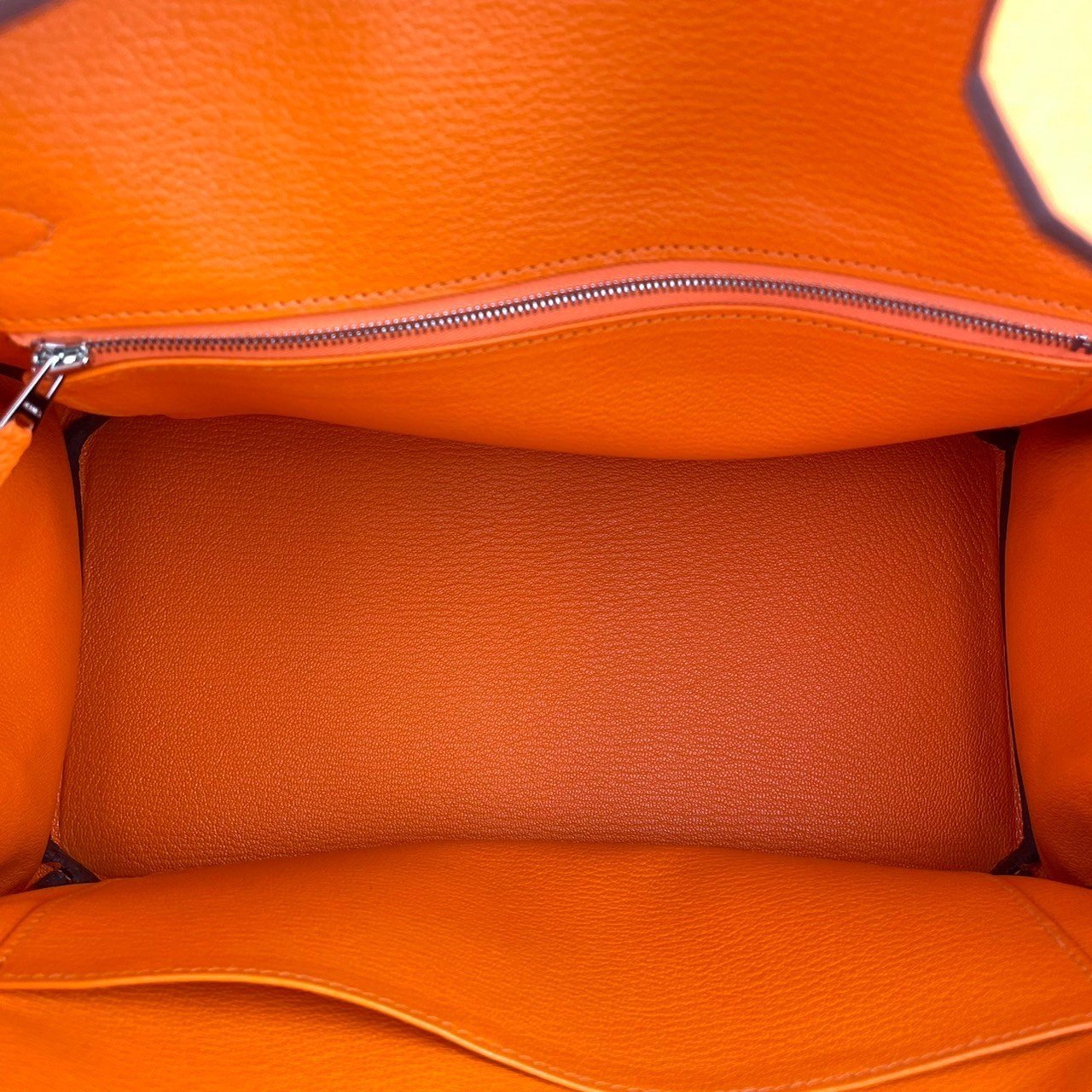 Birkin30 バーキン30 Orangeminium オレンジミニウム Togo トゴ PHW シルバー金具 B刻印
