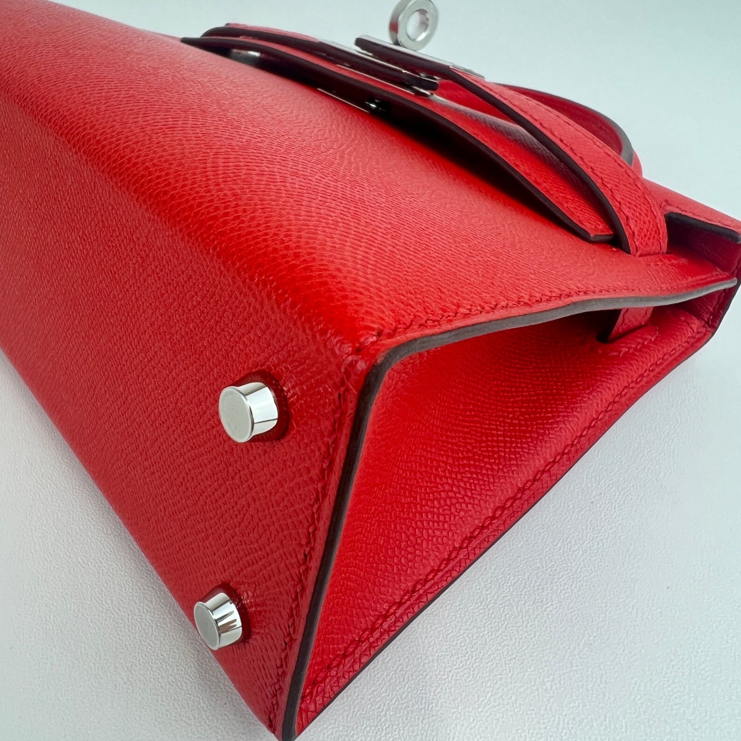 Mini kelly ミニケリー Rouge de coeur ルージュクー Madame マダム PHW シルバー金具 Stamp-K K刻印