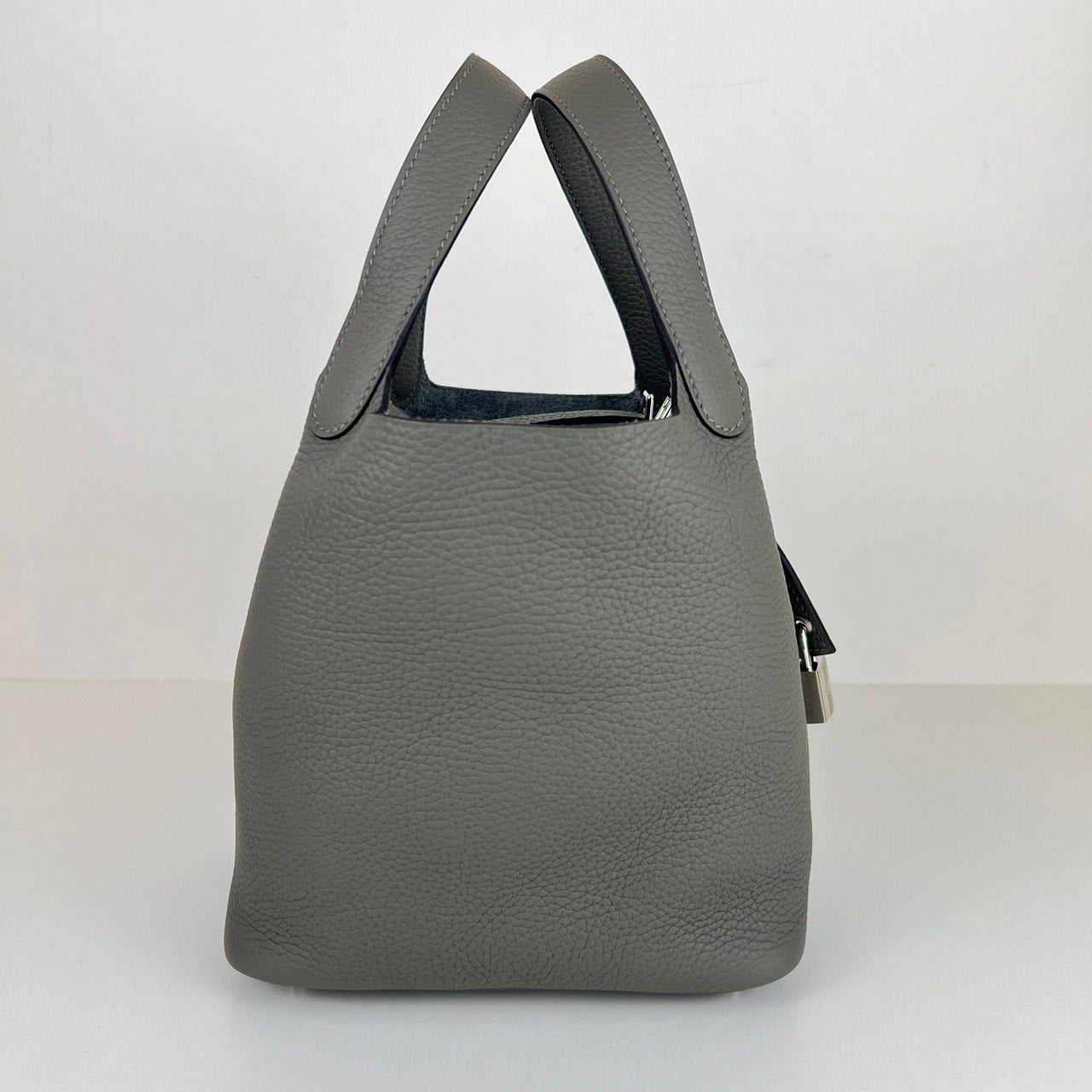 Picotin lock PM ピコタンロックPM Gris meyer グリメイヤー Clemence クレマンス PHW シルバー金具 Stamp-U U刻印