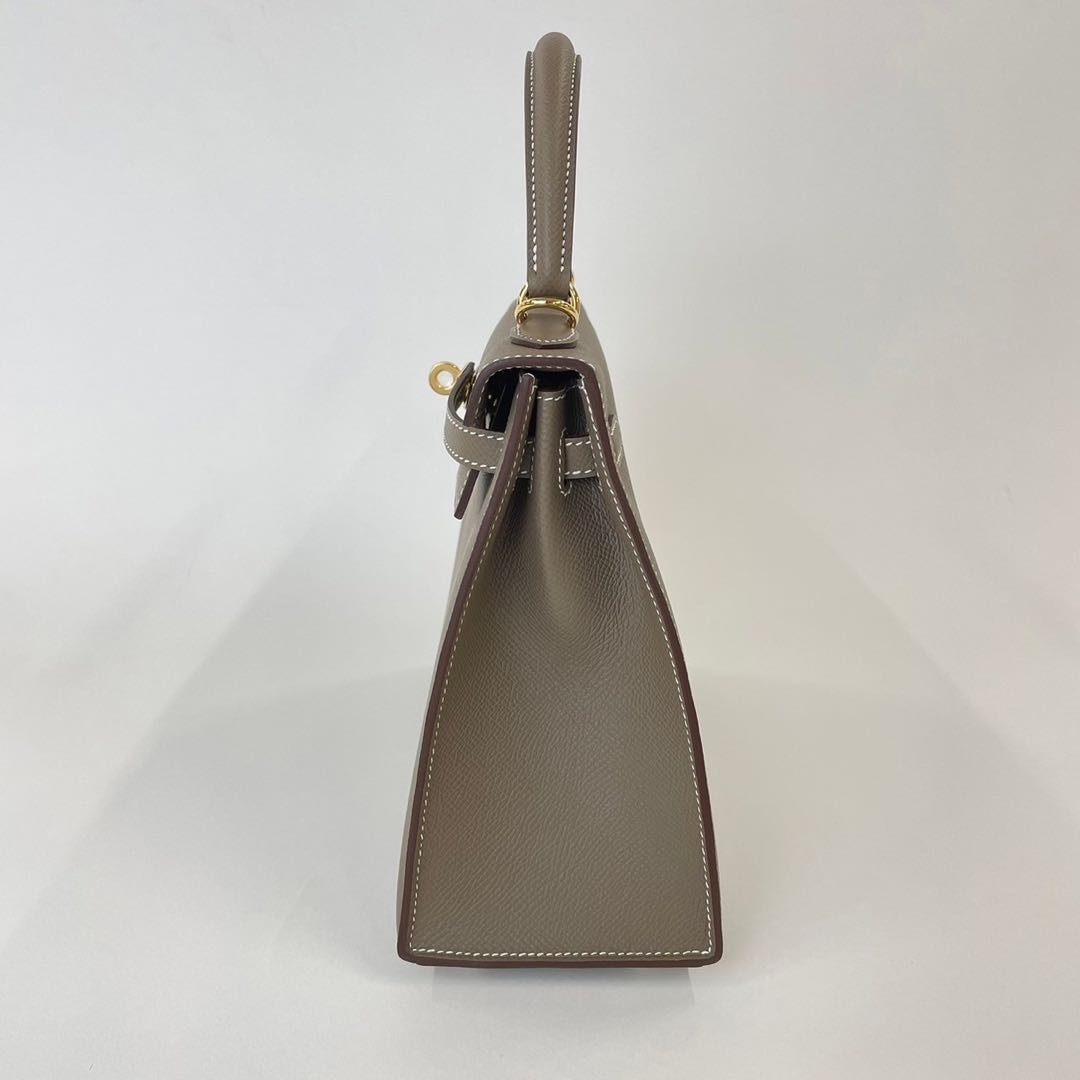 Kelly25 Sellier ケリー25 セリエ Etoupe エトープ GHW ゴールド金具 B刻