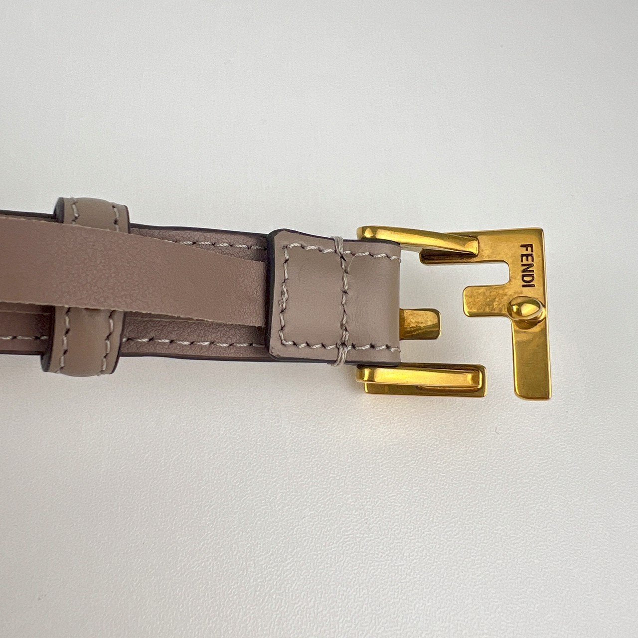 FFベルト Beige ベージュ GHW ゴールド金具 カーフレザー100% サイズ70