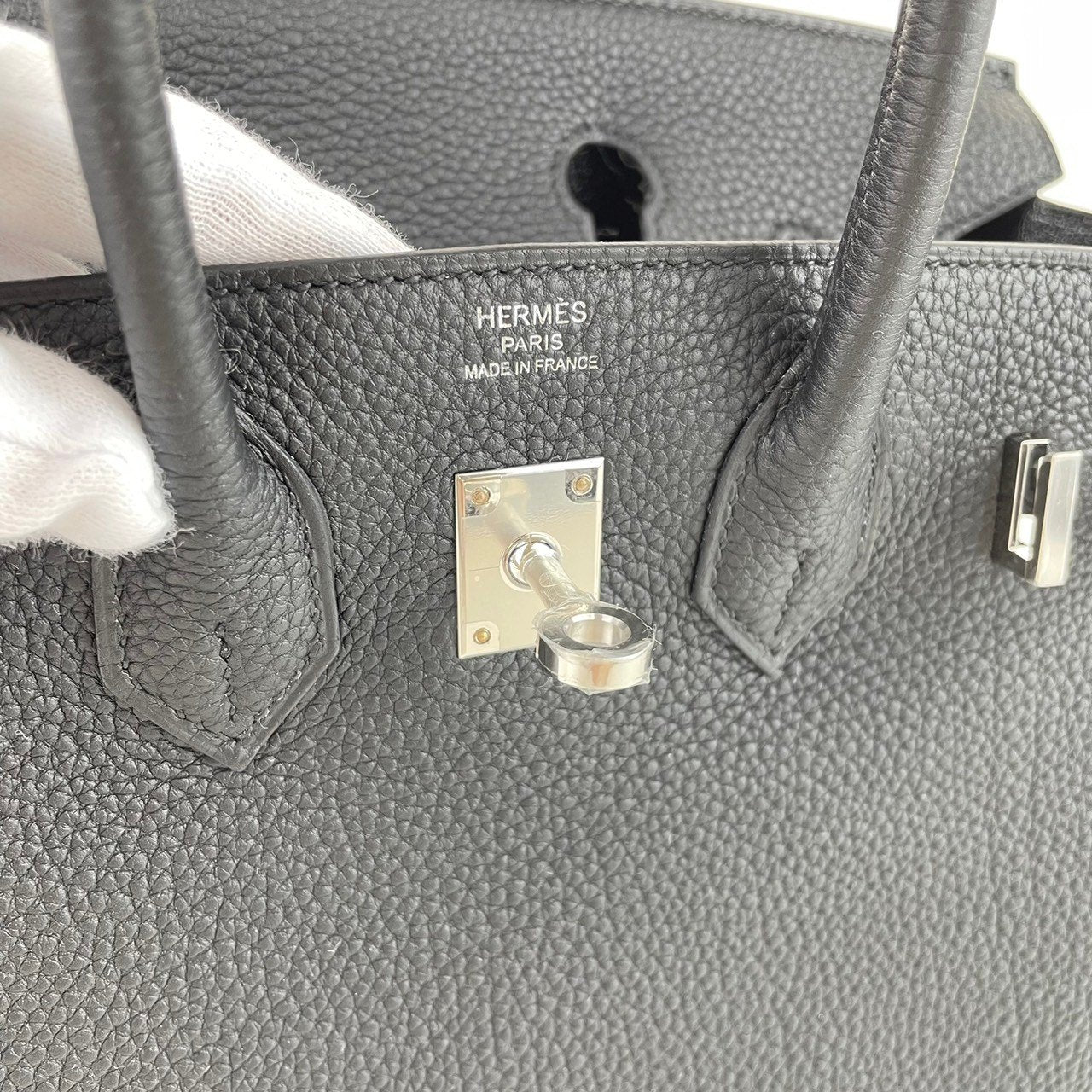 Birkin25 バーキン25 Black ブラック Togo トゴ PHW シルバー金具 Stamp-W W刻印