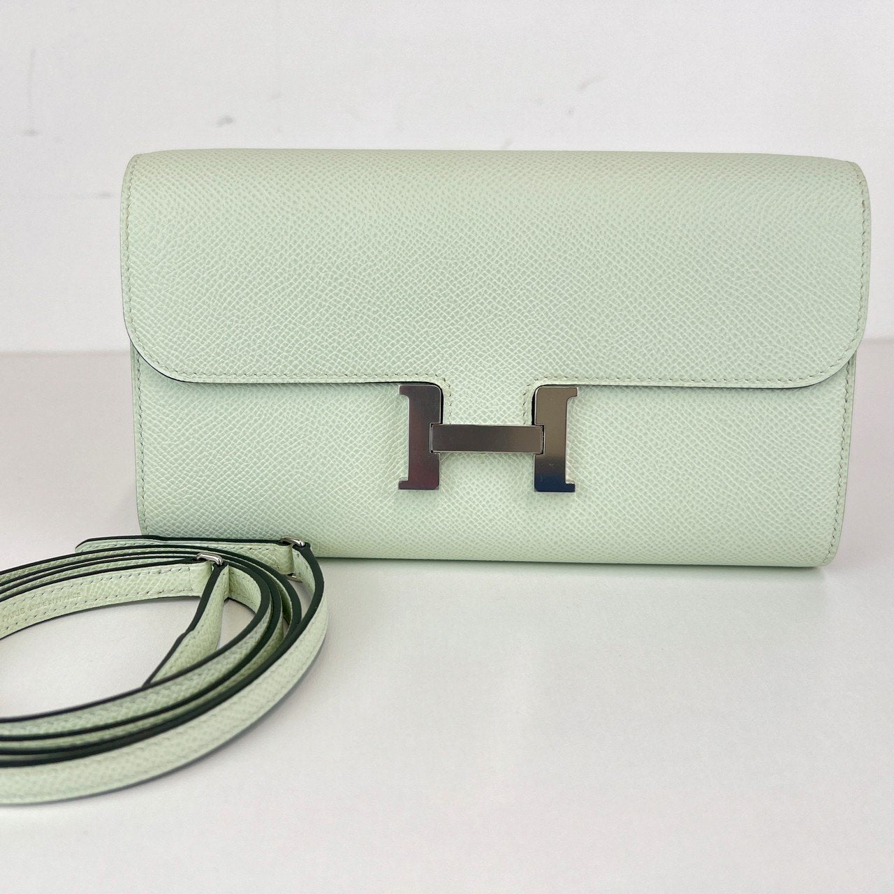 Constance To Go コンスタンストゥーゴー Stamp-B B刻印 Epsom エプソン Vert fizz ヴェールフィズ PHW シルバー金具