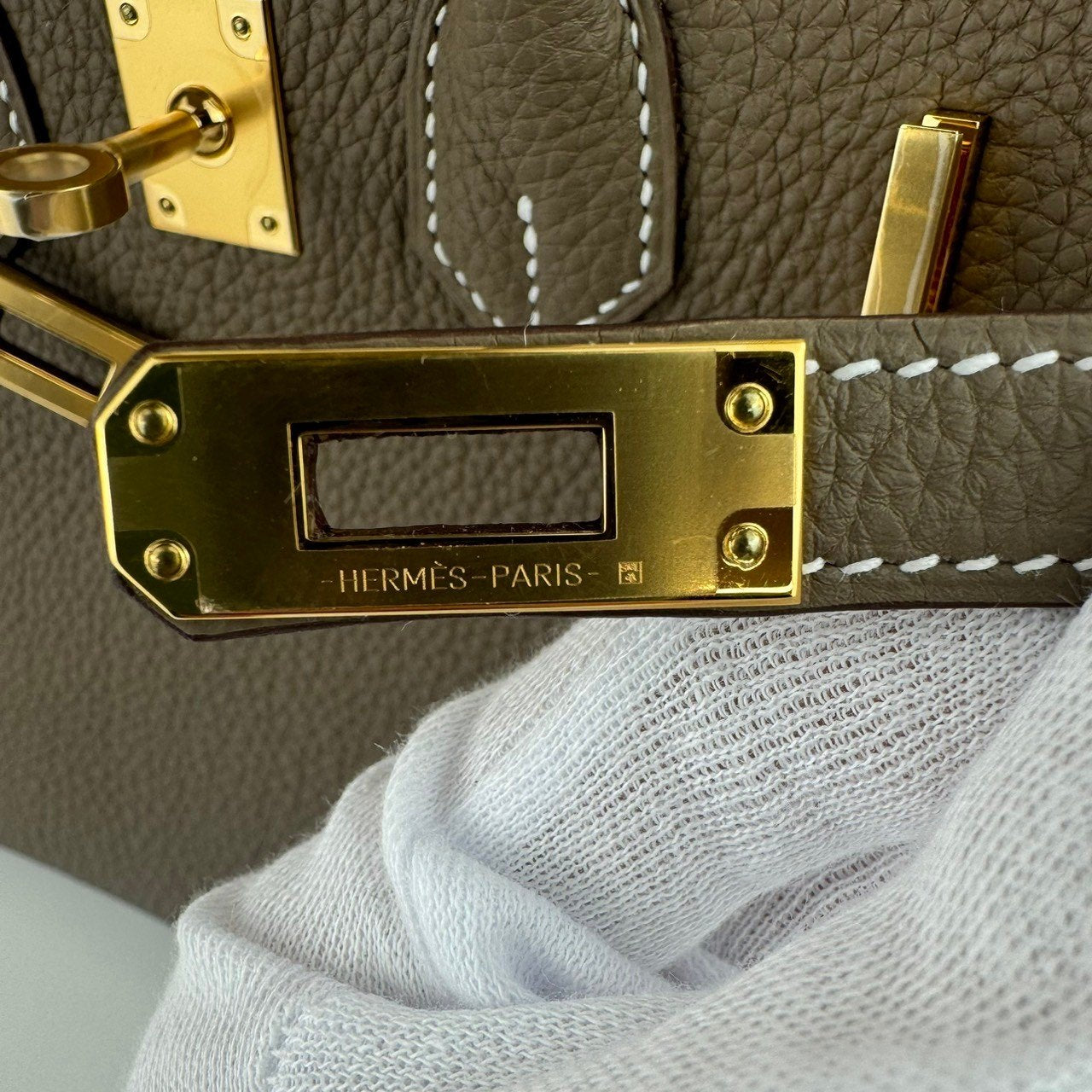 新品未使用 HERMES エルメス Birkin25 バーキン25 Etoupe エトープ GHW ゴールド金具 W刻印 Togo トゴ
