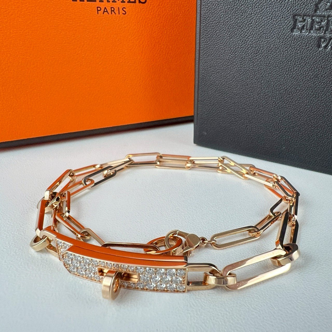 Kelly Chaine bracelet PM Double-Choker ケリー チェーンブレスレットPM ダブルチョーカー Rose Gold ローズゴールド Diamonds ダイヤモンド