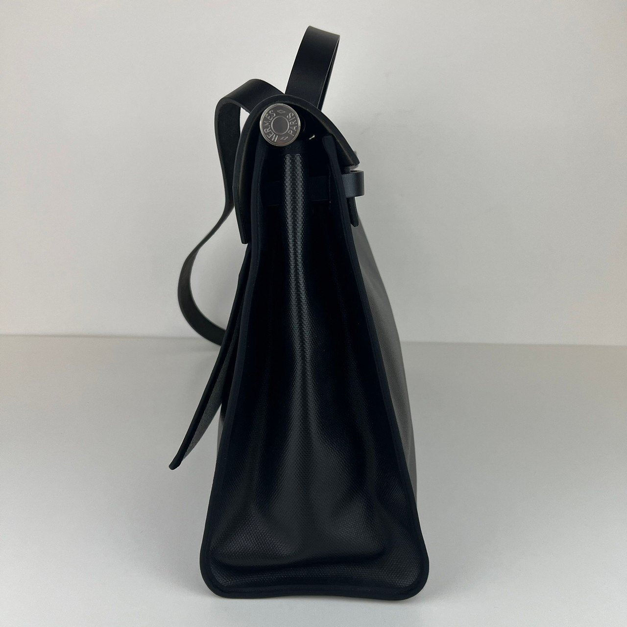 Herbag zip 39 MM エールバッグジップ39 MM Black ブラック Toile H/Berlin/Vash hunter トワルアッシュ/ベルリーヌ/ヴァッシュハンター PHW シルバー金具 Stamp-D D刻印