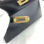 Mini Kelly ミニケリー Black ブラック Box calf ボックスカーフ GHW ゴールド金具 Z刻