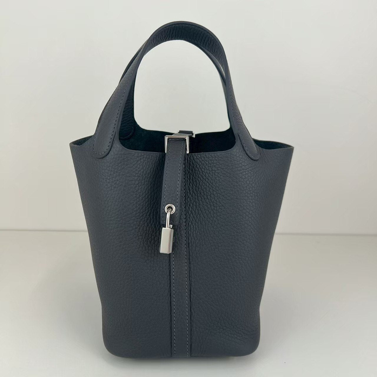 Picotin lock PM ピコタンロックPM Ardoise アルドワーズ PHW シルバー金具 Clemence クレマンス Stamp-W W刻印