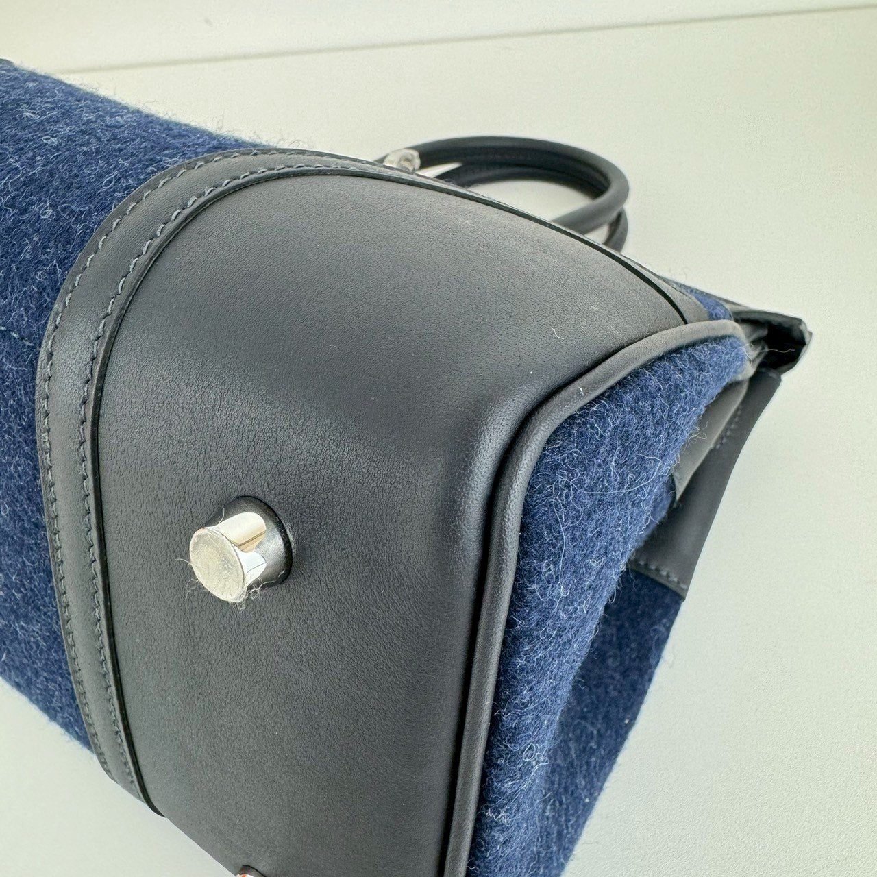Birkin25 Go team バーキン25 ゴーチーム Caban キャバン Felt/Swift フェルト/スイフト PHW シルバー金具 Stamp-W W刻印