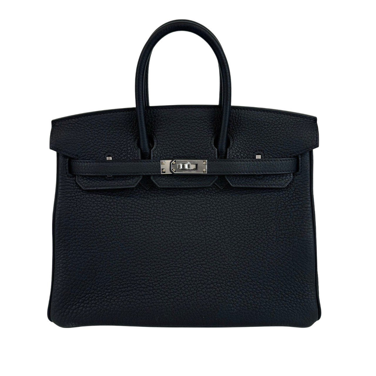 Birkin25 バーキン25 Black ブラック PHW シルバー金具 Togo トゴ Stamp-W W刻印