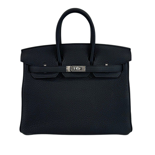 Birkin25 バーキン25 Black ブラック  PHW シルバー金具 Togo トゴ Stamp-W W刻印