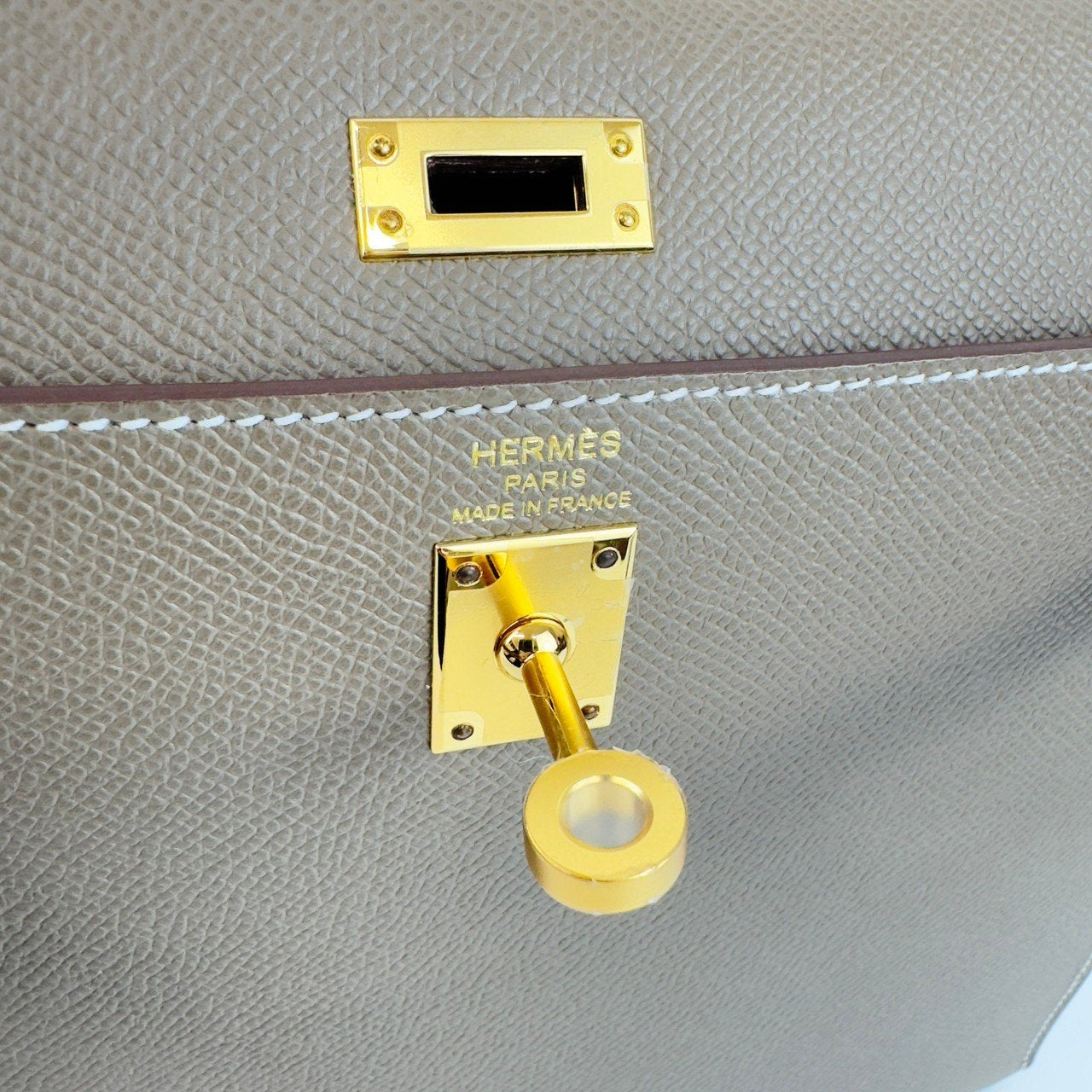 Kelly25 ケリー25 Etoupe エトープ GHW ゴールド金具 Epsom エプソン Stamp-W W刻印