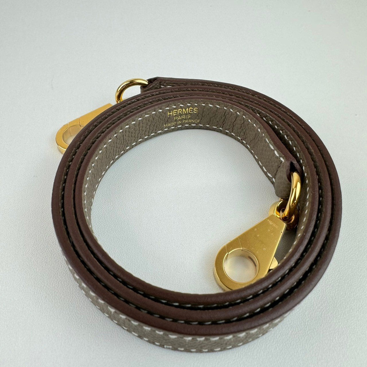 Kelly25 ケリー25 Etoupe エトープ Epsom エプソン GHW ゴールド金具 Stamp-W W刻印