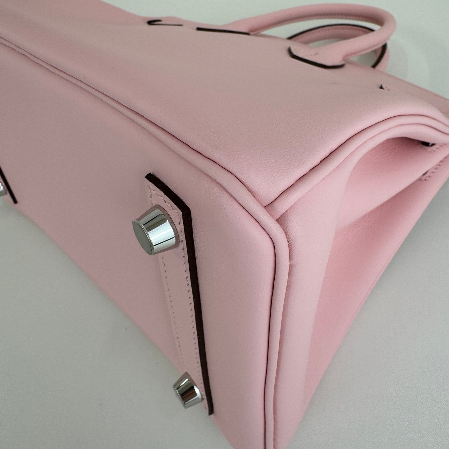 Birkin25 バーキン25 Rose sakura ローズサクラ Swift スイフト PHW シルバー金具 Stamp-W W刻印