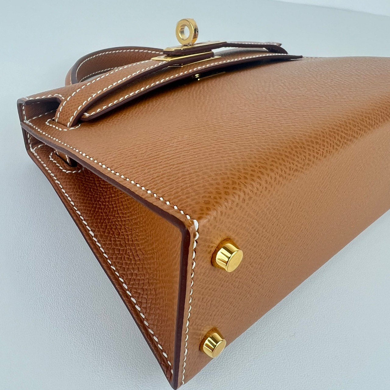 Mini kelly ミニケリー Gold ゴールド Epsom エプソン GHW ゴールド金具 Stamp-W W刻印