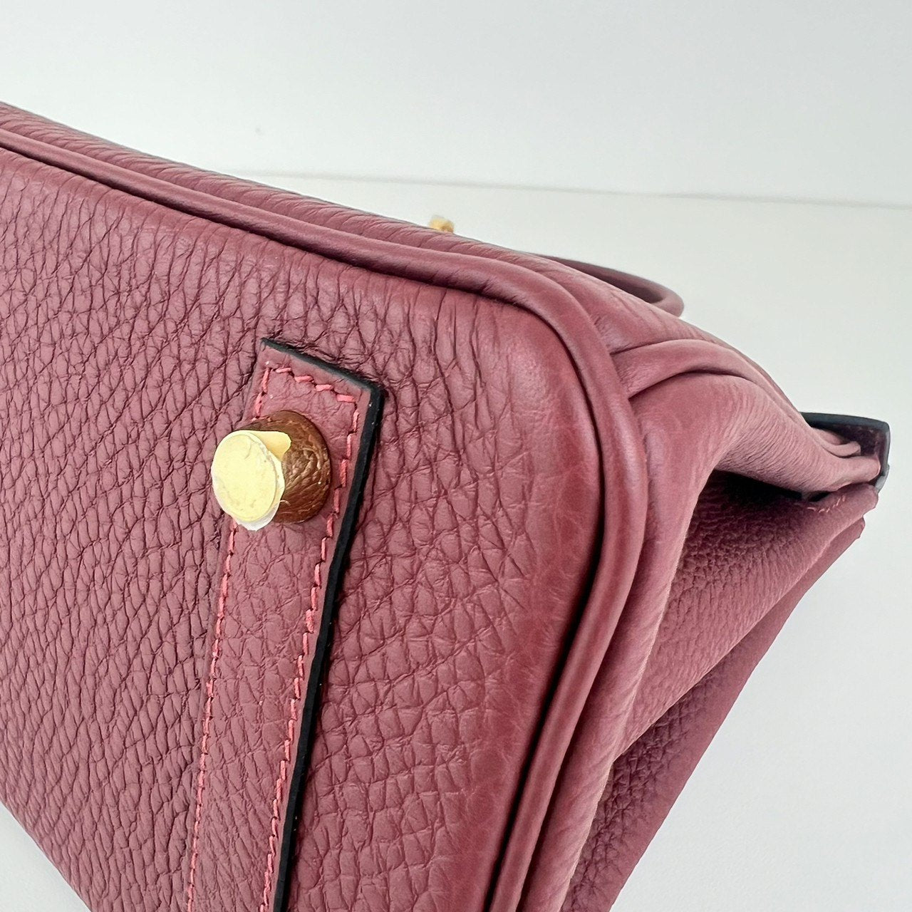 Birkin25 バーキン25 Rouge H ルージュアッシュ GHW ゴールド金具 W刻 Togo トゴ