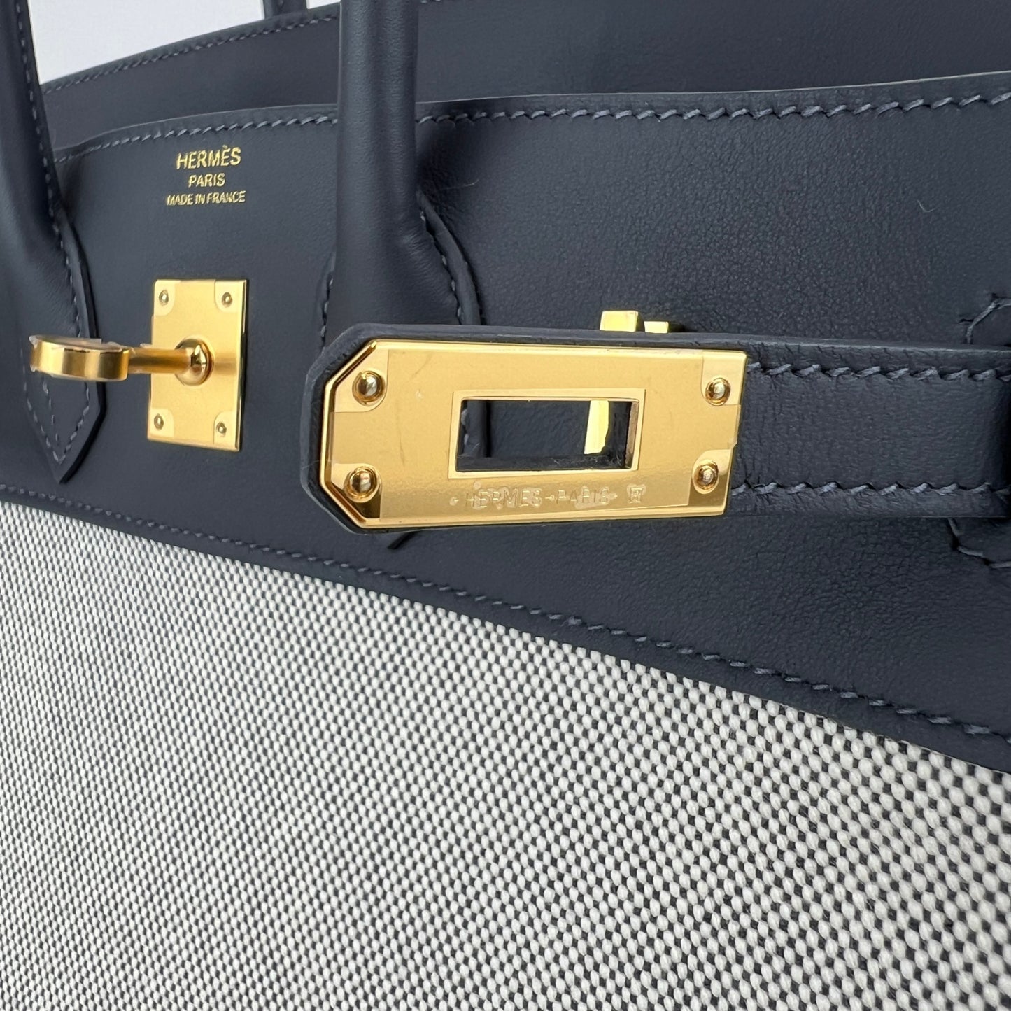 Birkin25 バーキン25 Stamp-K K刻印 Toile H/Swift トワルアッシュ/スイフト Gris misty グリミスティ GHW ゴールド金具