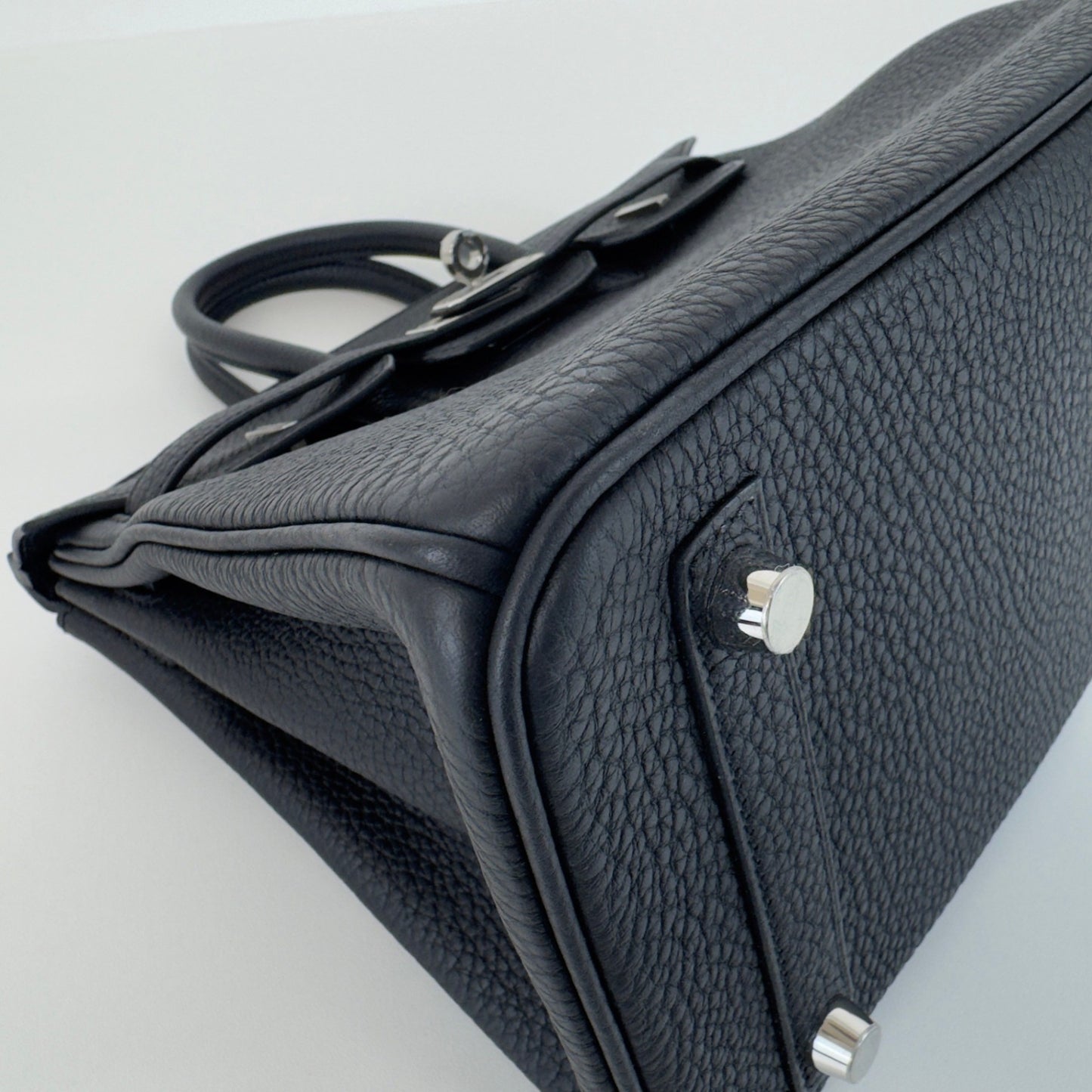 Birkin25 バーキン25 Black ブラック PHW シルバー金具 Togo トゴ Stamp-W W刻印