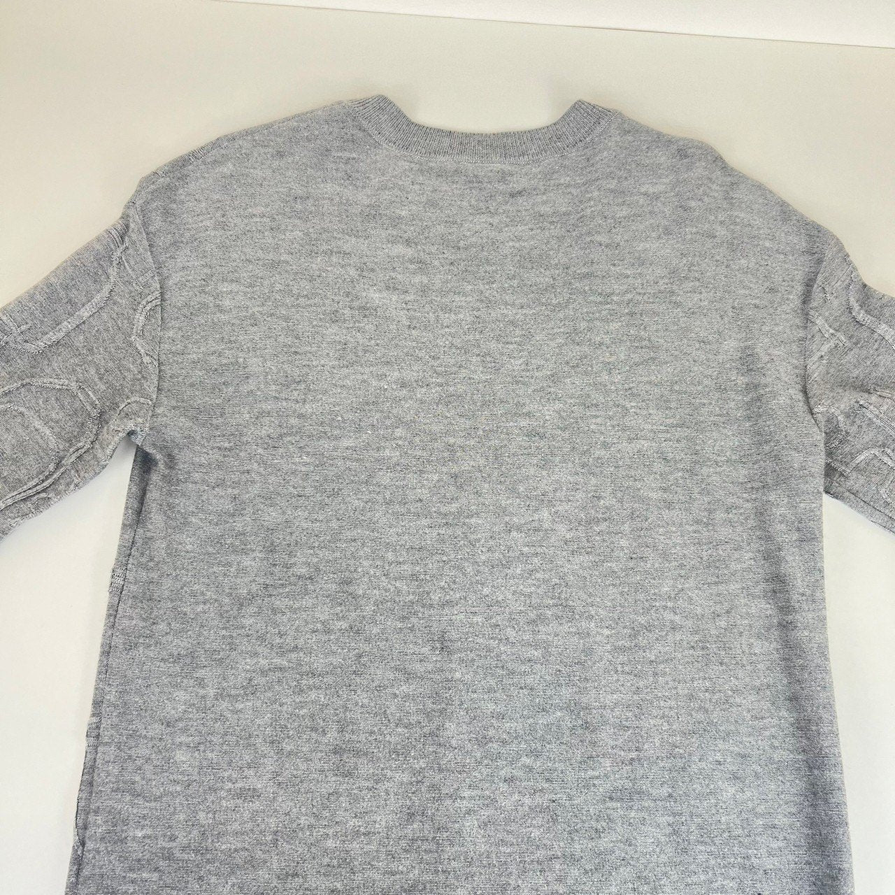 グレー ニット カシミア シルク size34 34サイズ ワンピース