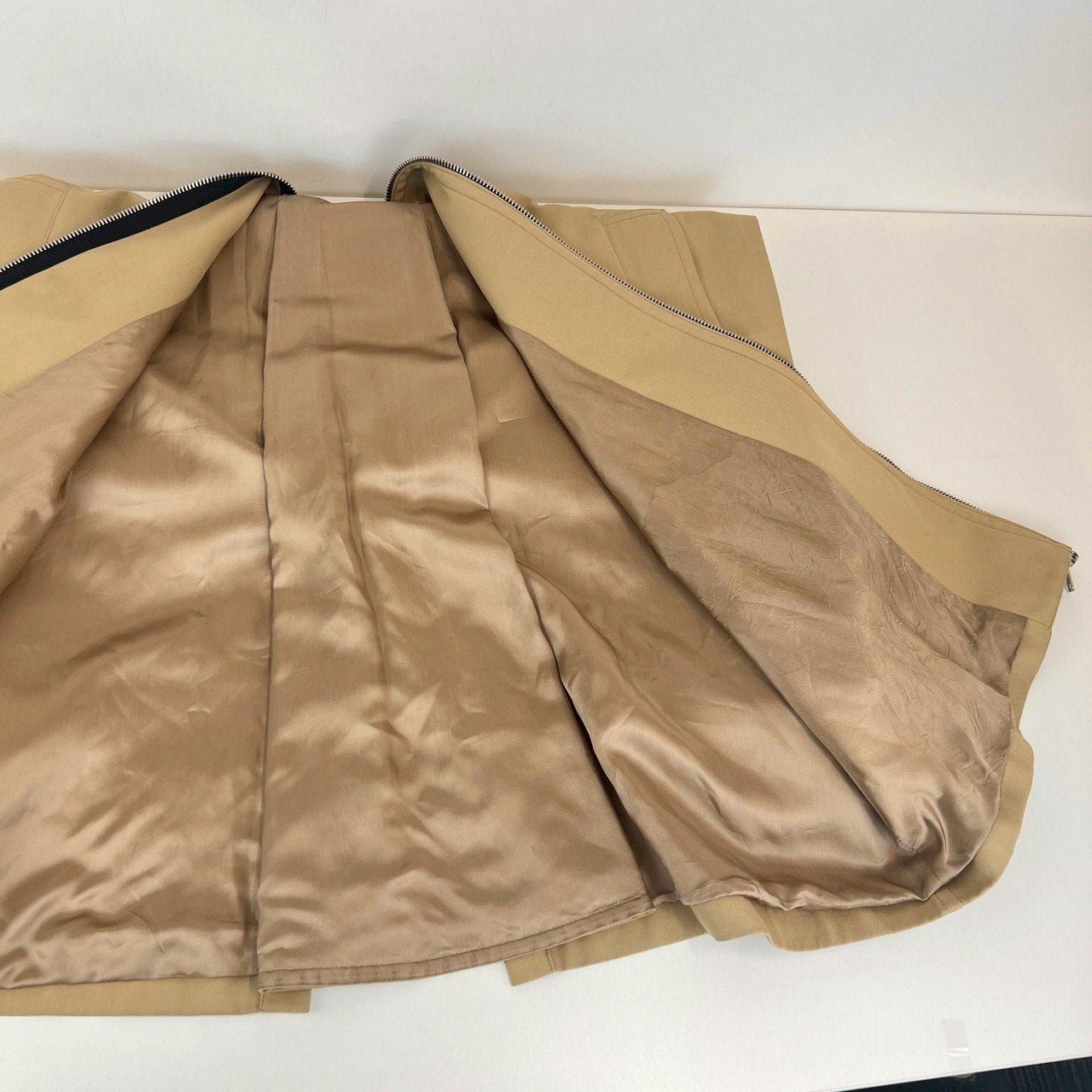 ジップアップトレンチコート beige ベージュ サイズ46
