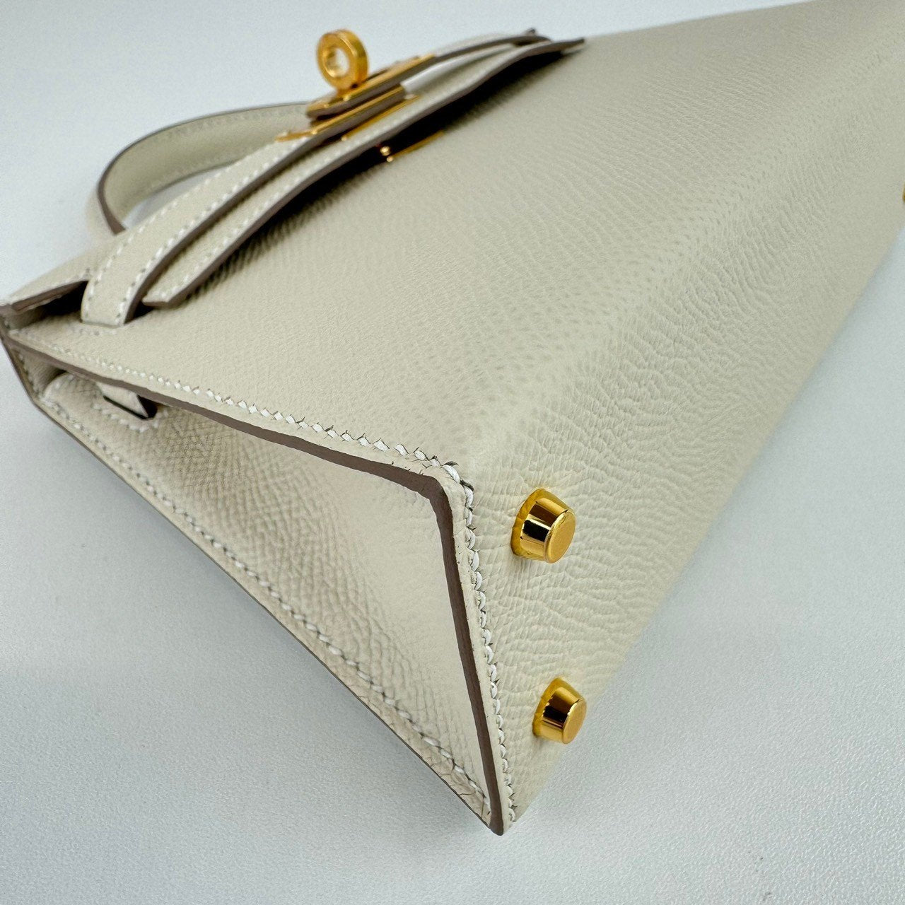 Mini kelly ミニケリー Craie クレ Epsom エプソン GHW ゴールド金具 Stamp-U U刻印