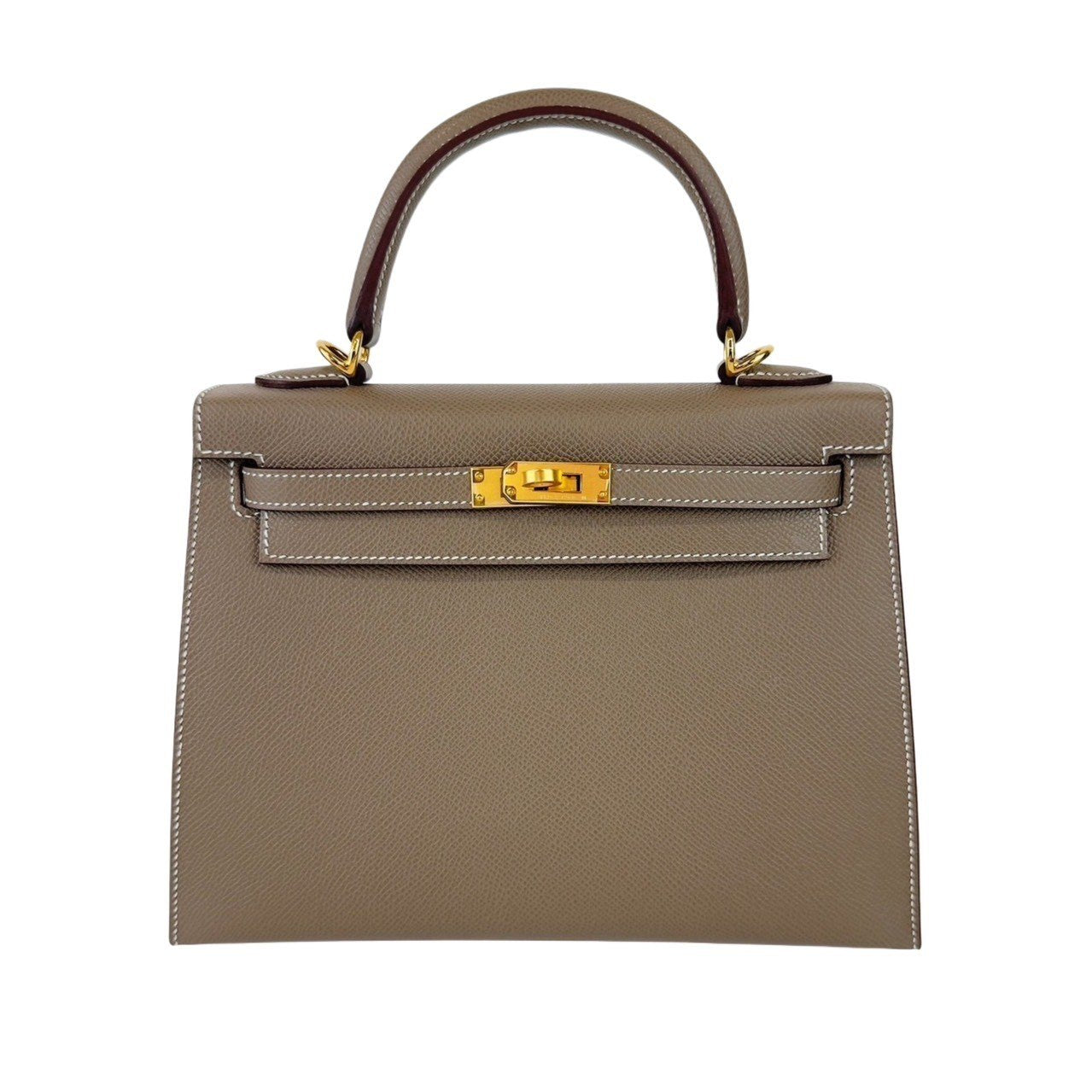 Kelly25 ケリー25 Etoupe エトープ GHW ゴールド金具 Epsom エプソン Stamp-W W刻印