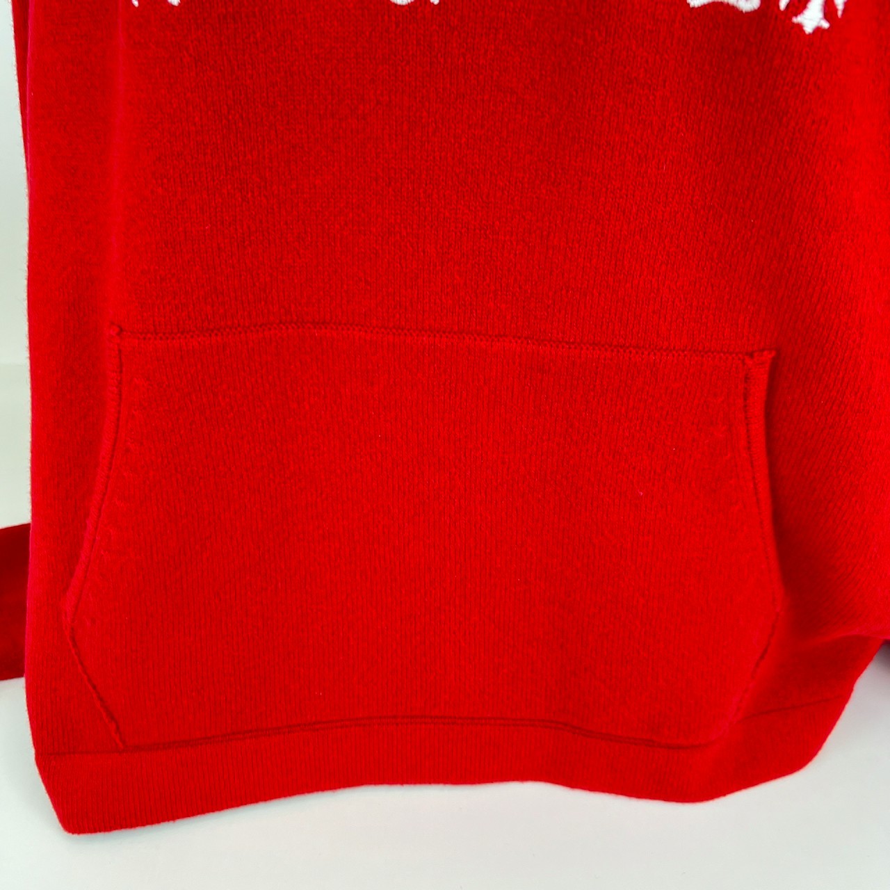 Chrome Hearts クロムハーツ パーカー レッド ホワイトロゴ メンズ XL
