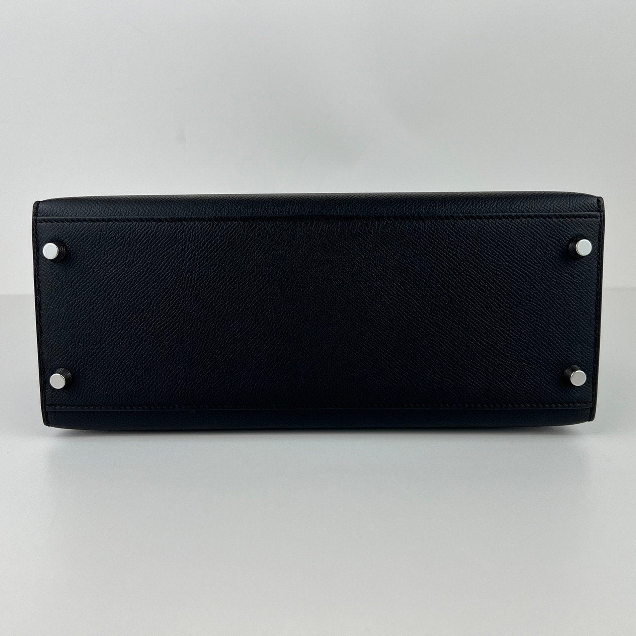 Kelly28 Sellier ケリー28 セリエ ブラック PHW シルバー金具 W刻 Togo トゴ