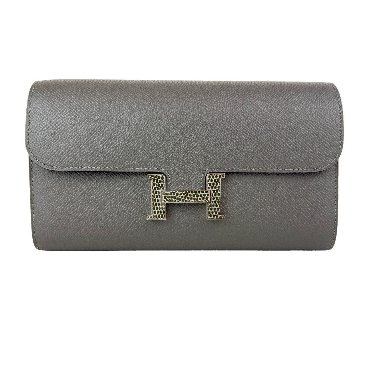 Constance to go コンスタンストゥーゴー Gris meyer グリメイヤー Epsom エプソン PHW/crocodile シルバー金具/リザード Stamp-U U刻印