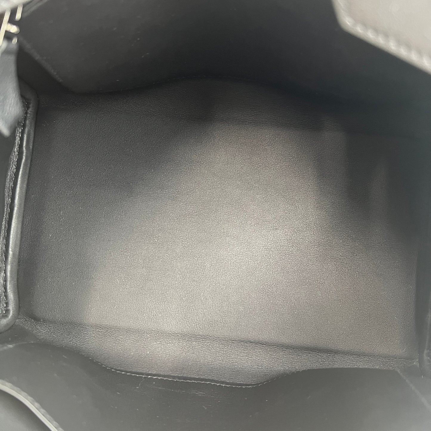 Birkin25 バーキン25 Black ブラック PHW シルバー金具 Stamp-B B刻