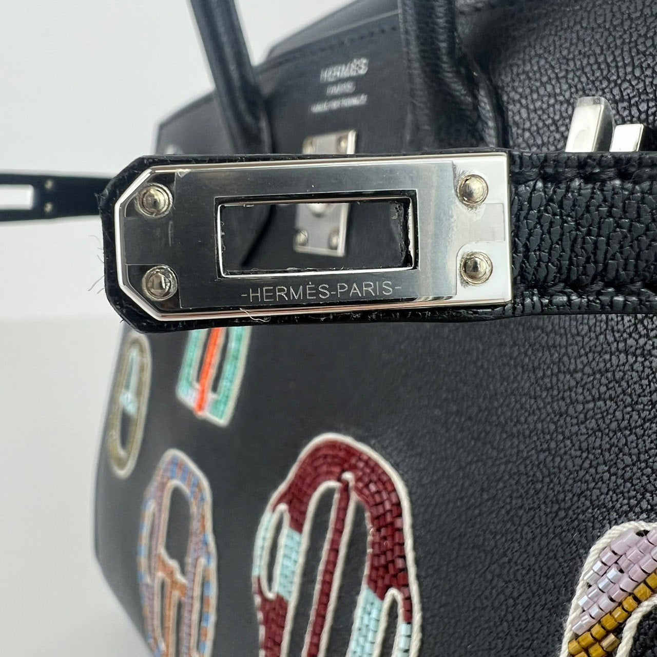 Birkin20 bouclerie moderne casaques バーキン20 ブークレリー モデルヌ カザック Black ブラック Chevre シェーブル PHW シルバー金具 Stamp-W W刻印