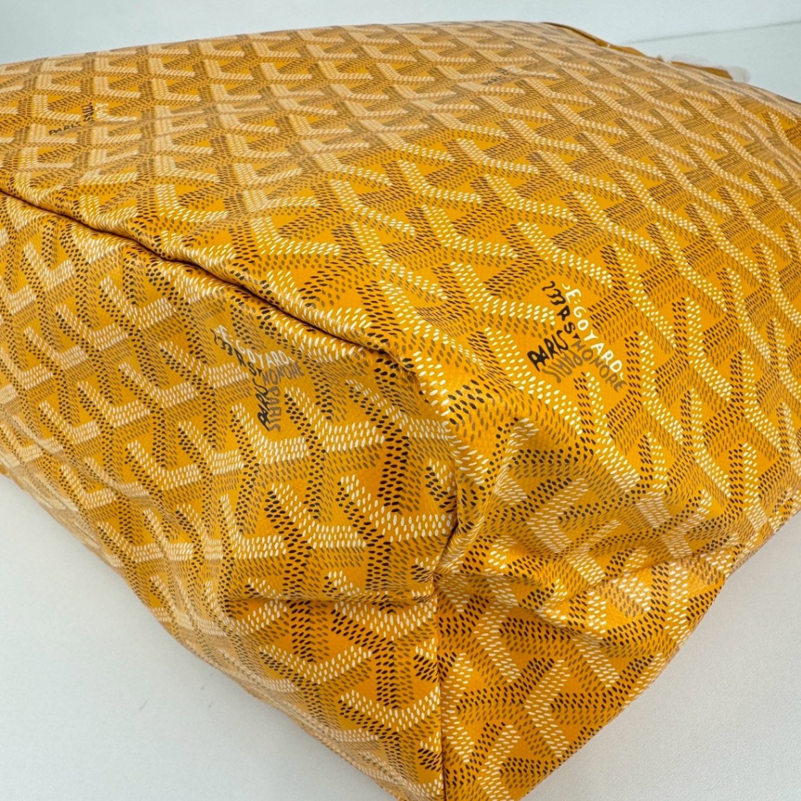 サンルイPM イエロー ゴヤールディンキャンバス/シュヴロッシュカーフスキン