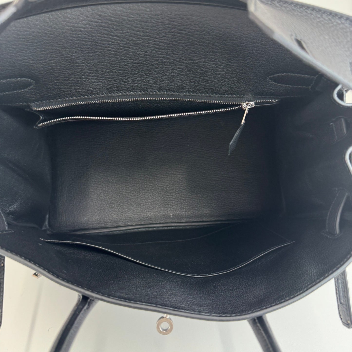 Birkin30 バーキン30 Stamp-K K刻印 Togo トゴ Black ブラック PHW シルバー金具