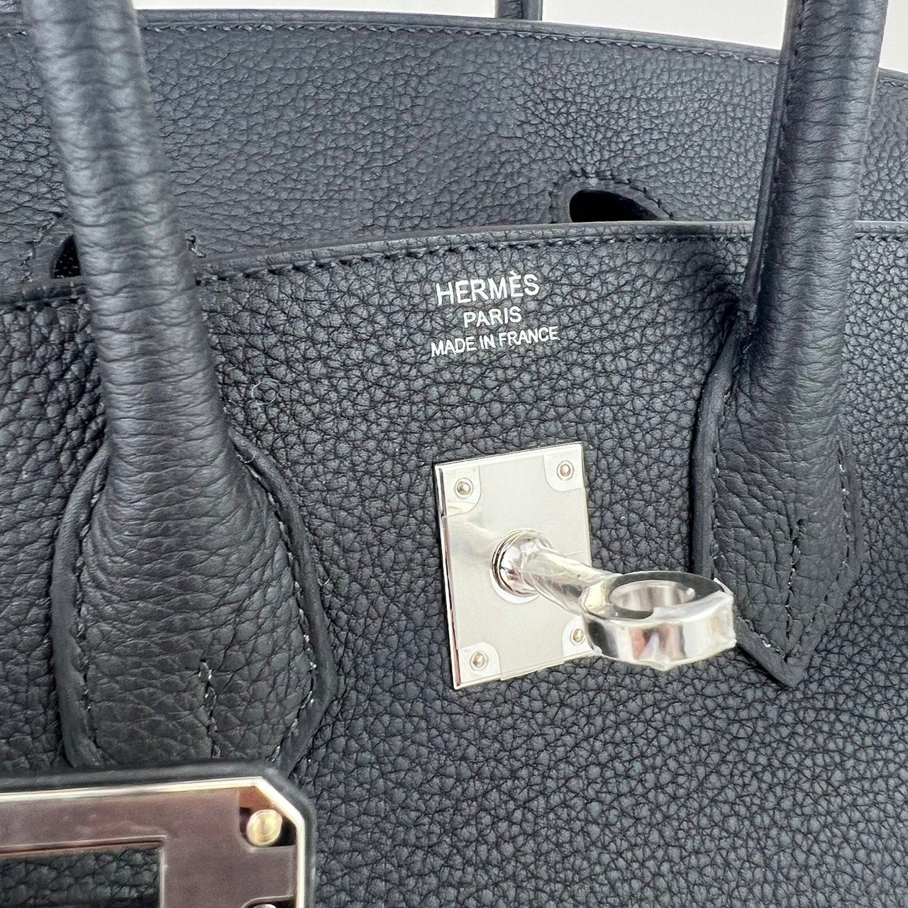 Birkin25 バーキン25 Black ブラック PHW シルバー金具 Togo トゴ Stamp-W W刻印