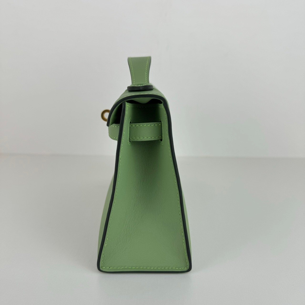 Kelly pochette ケリーポシェット Vert criquet ヴェールクリケット Swift スイフト GHW ゴールド金具 Stamp-B B刻印