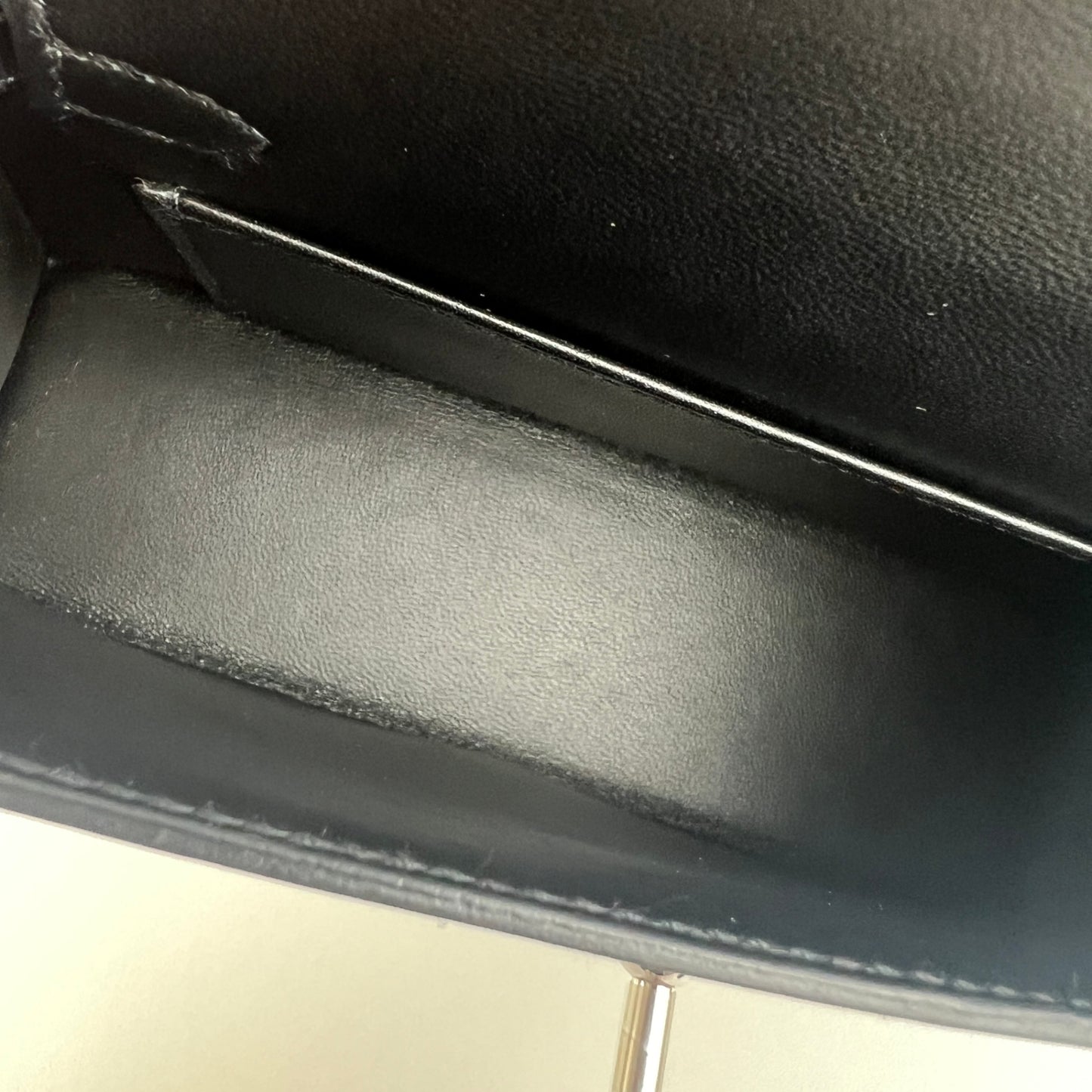 Mini kelly cloute ミニケリークルーテ Black ブラック PHW シルバー金具 Epsom エプソン Stamp-B B刻印