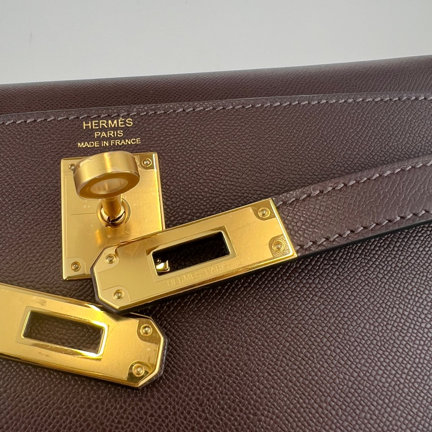 Hermès エルメス Kelly elan ケリーエラン Stamp-W W刻印 Madame マダム Havane ハバナ GHW ゴールド金具
