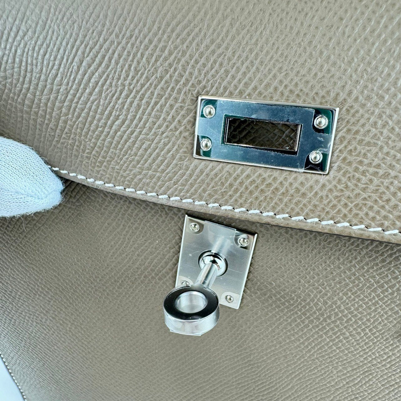 Kelly20 desorder ケリー20 ディスオーダー Etoupe エトープ Epsom エプソン PHW シルバー金具 Stamp-B B刻 レディースバッグ ショルダーバッグ