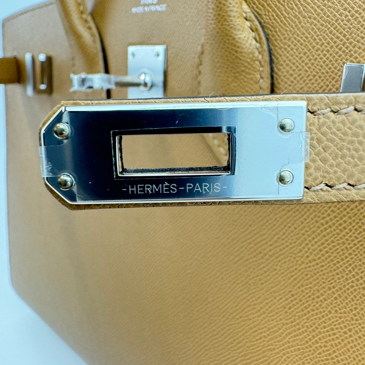 Birkin25 バーキン25 Stamp-U U刻印 Biscuit ビスキュイ PHW シルバー金具 Epsom エプソン