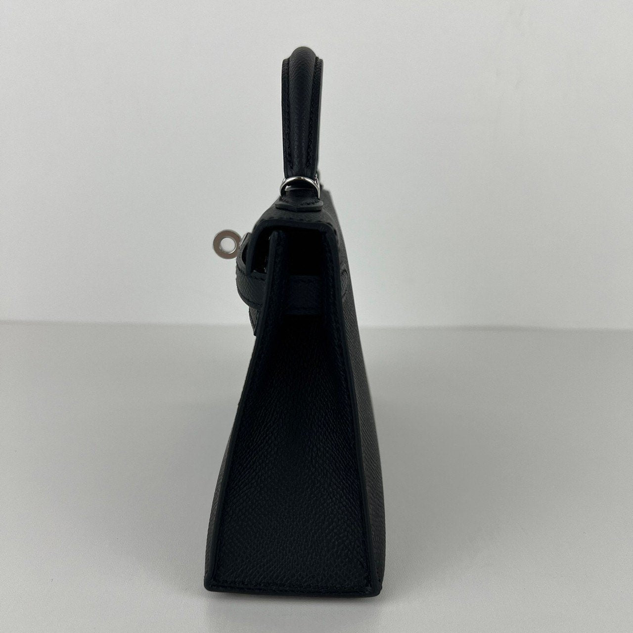 Mini kelly ミニケリー Stamp-B B刻印 Epaom エプソン Black ブラック PHW シルバー金具 2WAYバッグ ショルダーバッグ ハンドバッグ